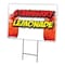Signmission Strawberry Lemonade Yard Sign & Stake outdoor plastic coroplast window, C-1824 Strawberry Lemonade C-1824 Strawberry Lemonade - alternate 1